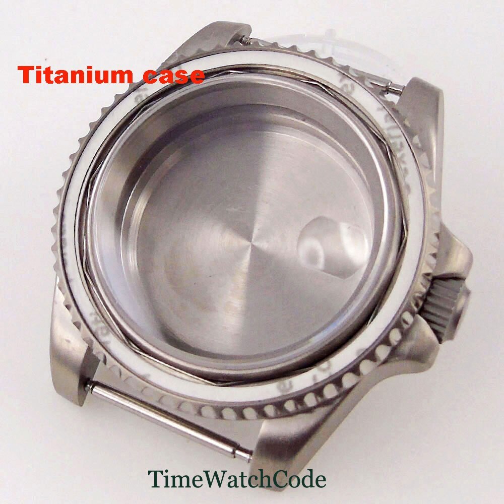 Titanium Watch Case 40mm 200m Waterproof Fit NH35 NH36 ETA2824 PT5000 Movement