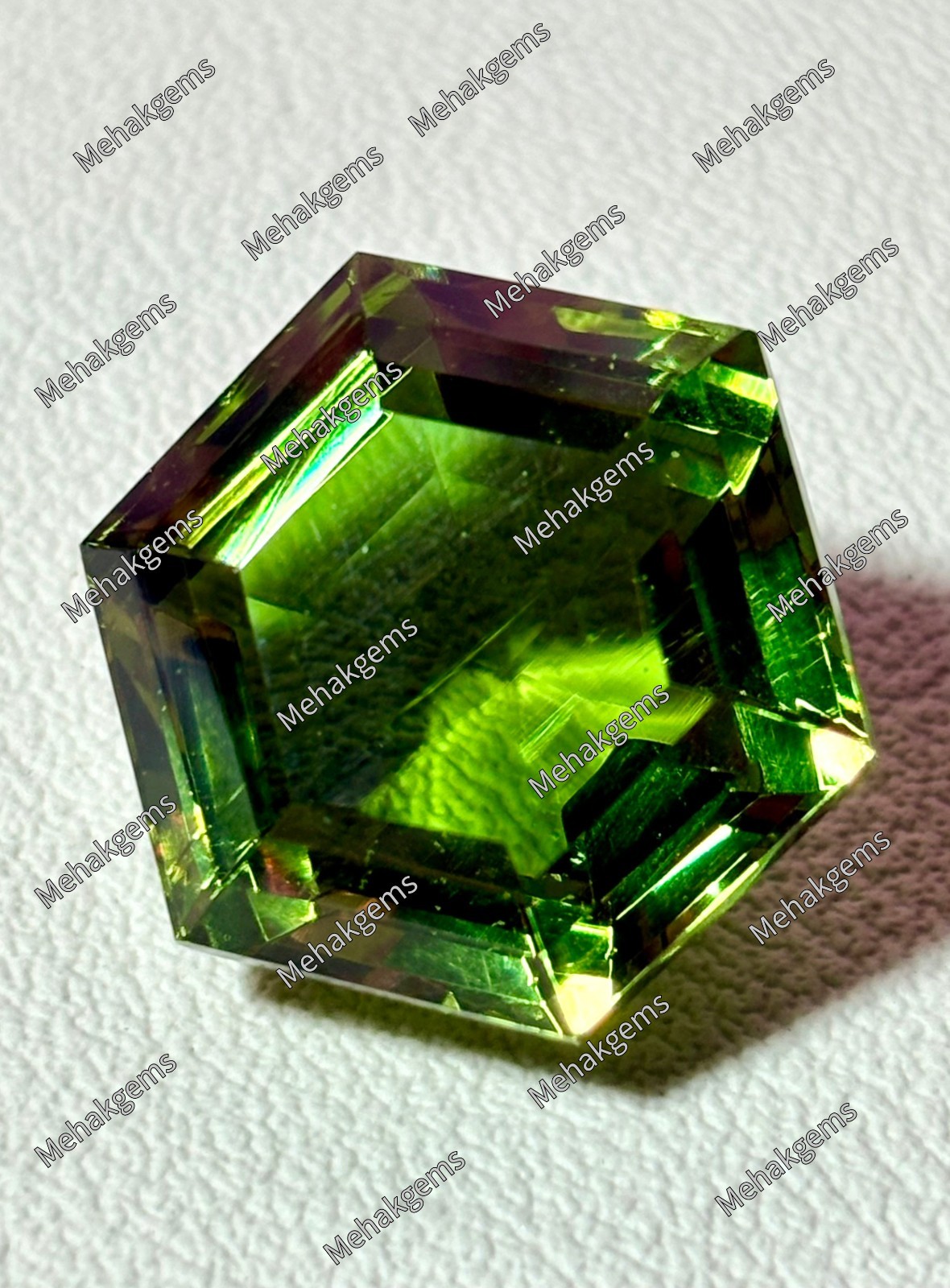 36 Ct Zultanite Gemstone, Color Changing Diaspore, Hexagon Cut, Jewelry Making