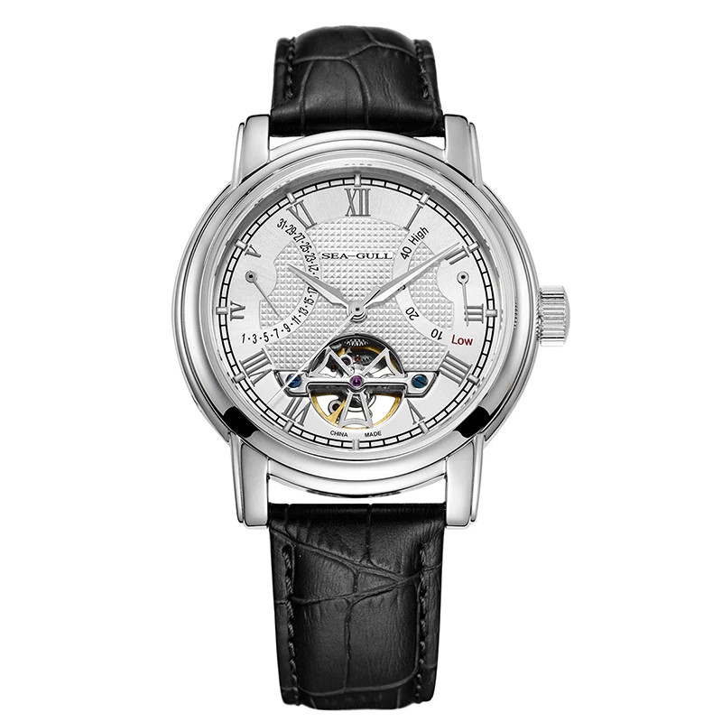 Seagull ST25 Movement Fashion Man Hollow Flywhee Casual Business Watch 819.624