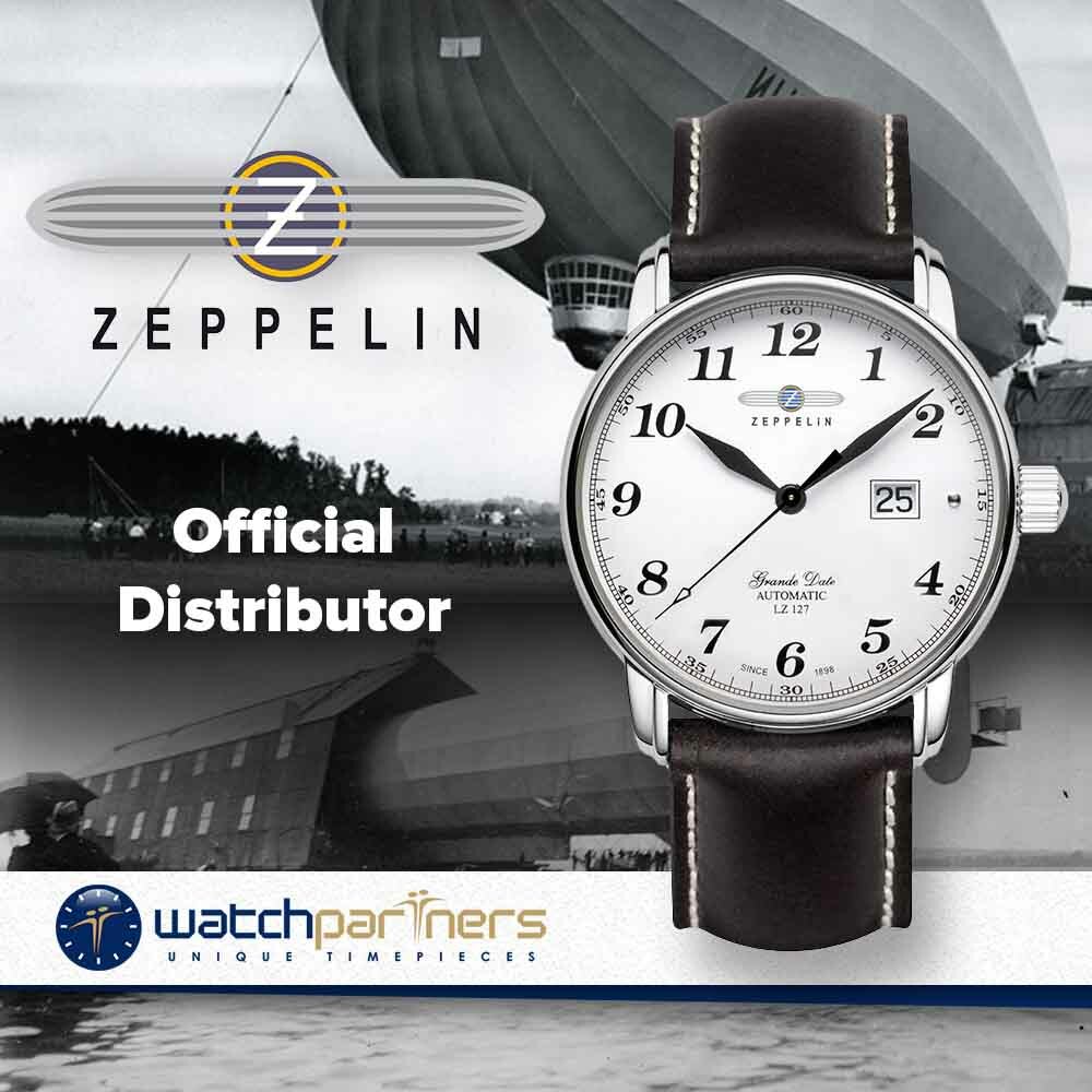 LZ127 Graf Zeppelin Automatic Swiss ETA 2826-2 watch Big date Clear back 7652-1