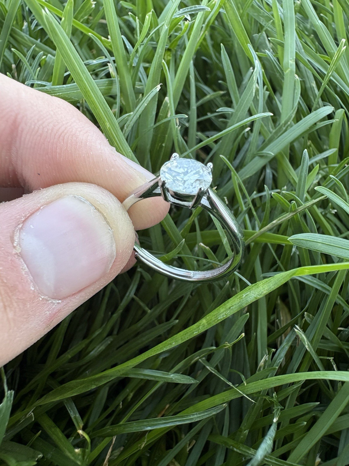 VVS1 Moissanite Adjustable Engagement Ring