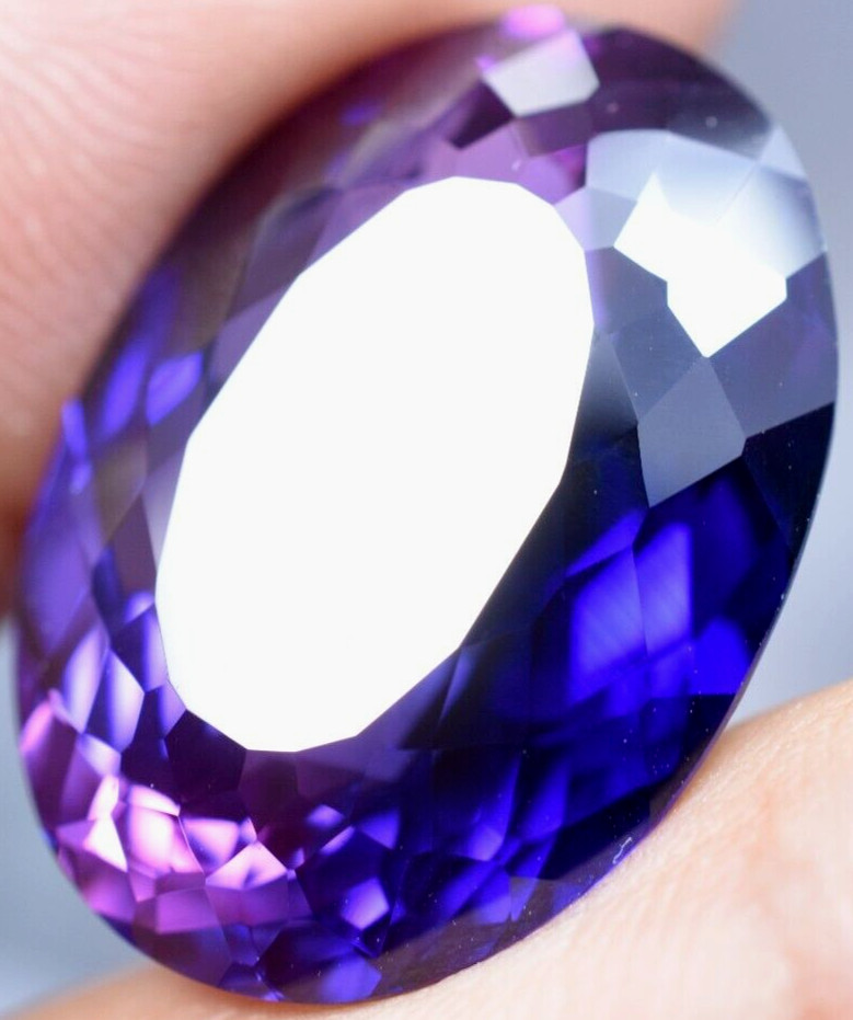 Natural 31.45 Ct Boysenberry Sapphire GGL Certified fabulous Loose Gemstone