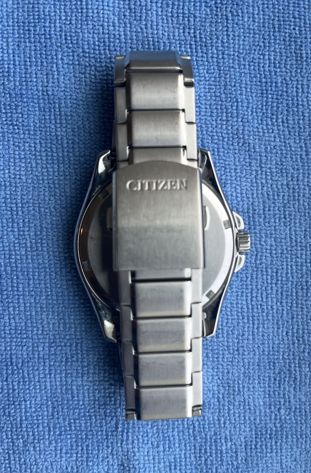 Citizen Eco-Drive Garrison Men’s Black Dial Stainless Steel Watch – AW0050-82E
