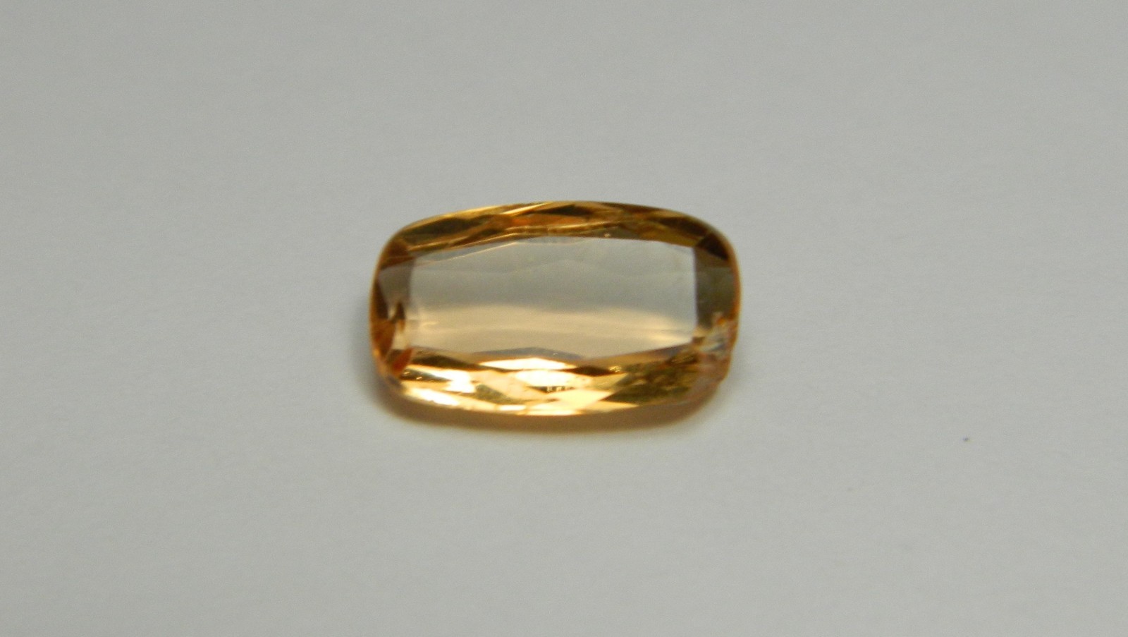 Imperial Topaz 2.10 Ct Clarity IF W/Chip Cushion Cut Natural Golden Brazil I025