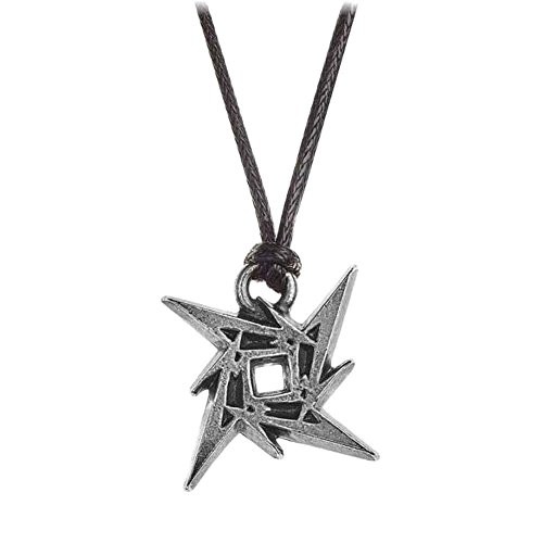 Metallica – Ninja Star Pendant – Official Band Jewelry on 30″ Cord Necklace