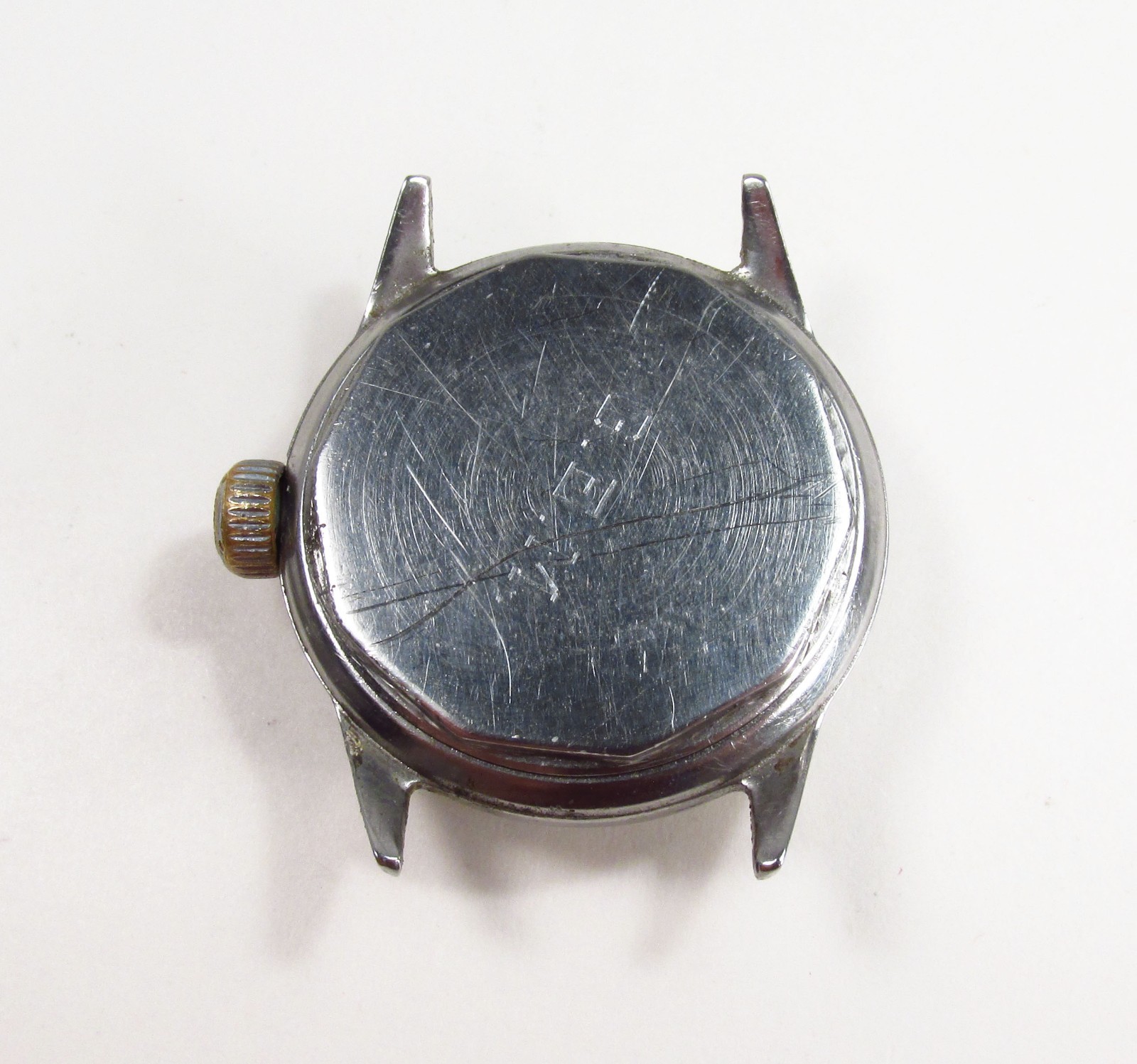 Vintage 1942 Elgin USA 15J Grade 554 WWII Military Style Mens Wrist Watch As-Is