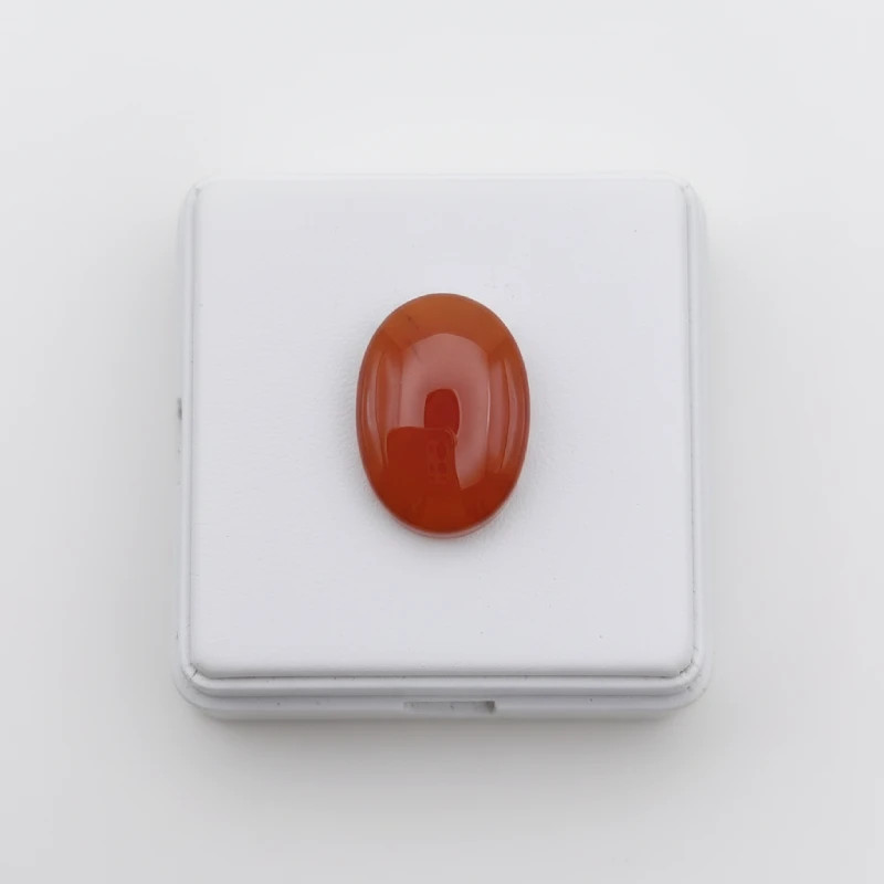 22.65 ct Natural Red Agate Yemeni Carnelian Aqeeq Premium Oval Cabochon Courage