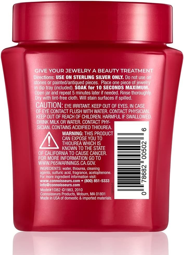 Dazzling 9.6oz Jewelry Cleaner – Non-Toxic Silver Treatment for Radiant Shine