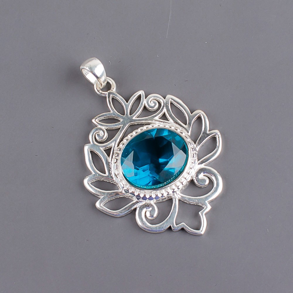 Apatite Gemstone Handmade 925 Sterling Silver Jewelry Pendant Gift For Love