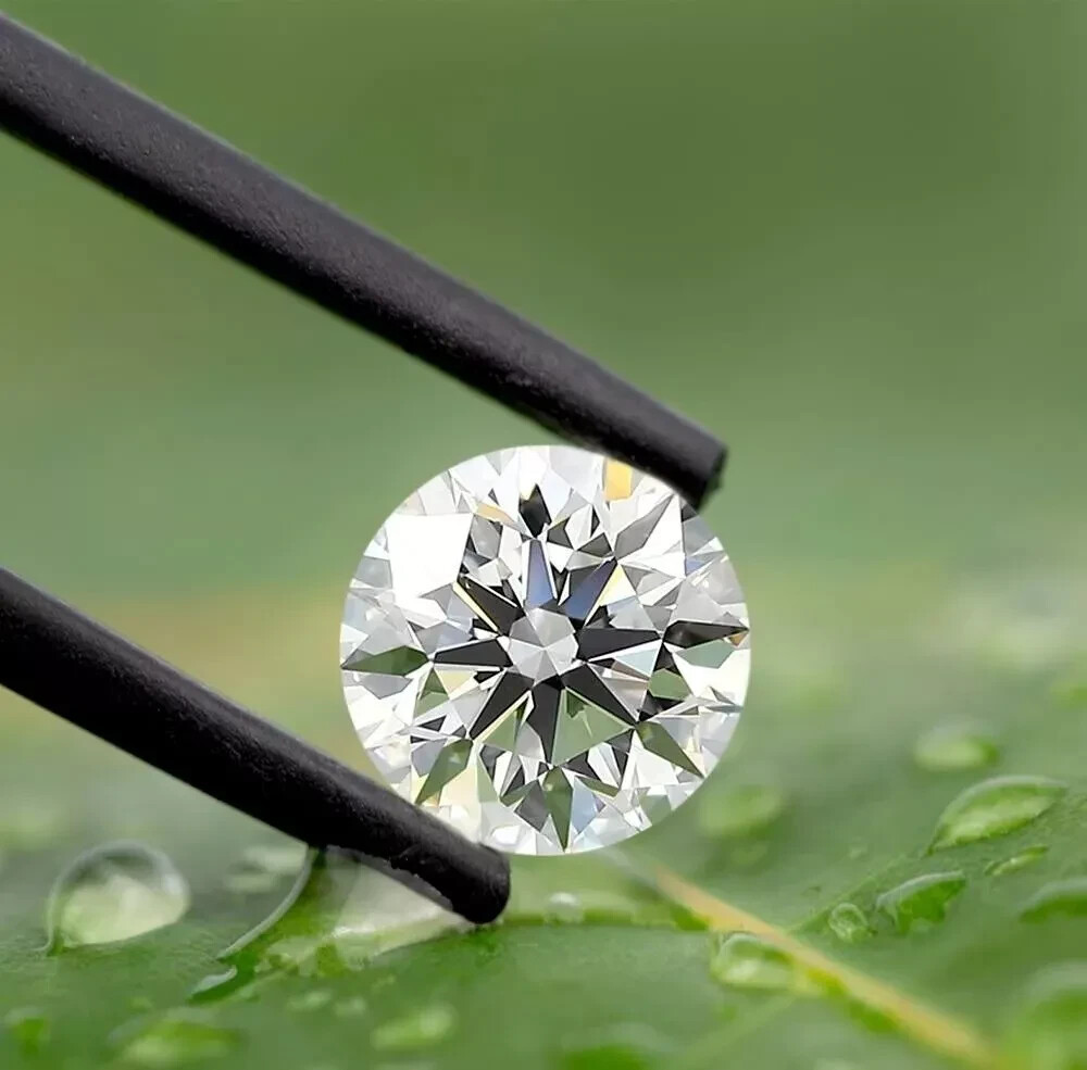 5 CT Natural White Diamond Round Cut VVS1 D Grade Ring Size Stone Certified D02