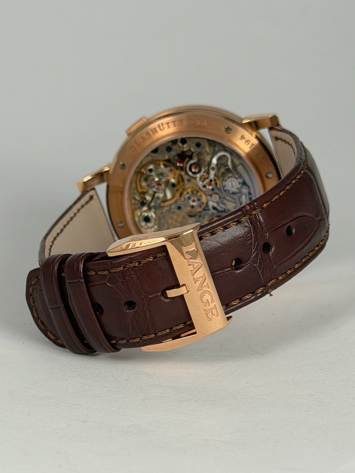 2021 A. Lange & Söhne Datograph 405.031 Rose Gold 41mm Box Papers Unpolished