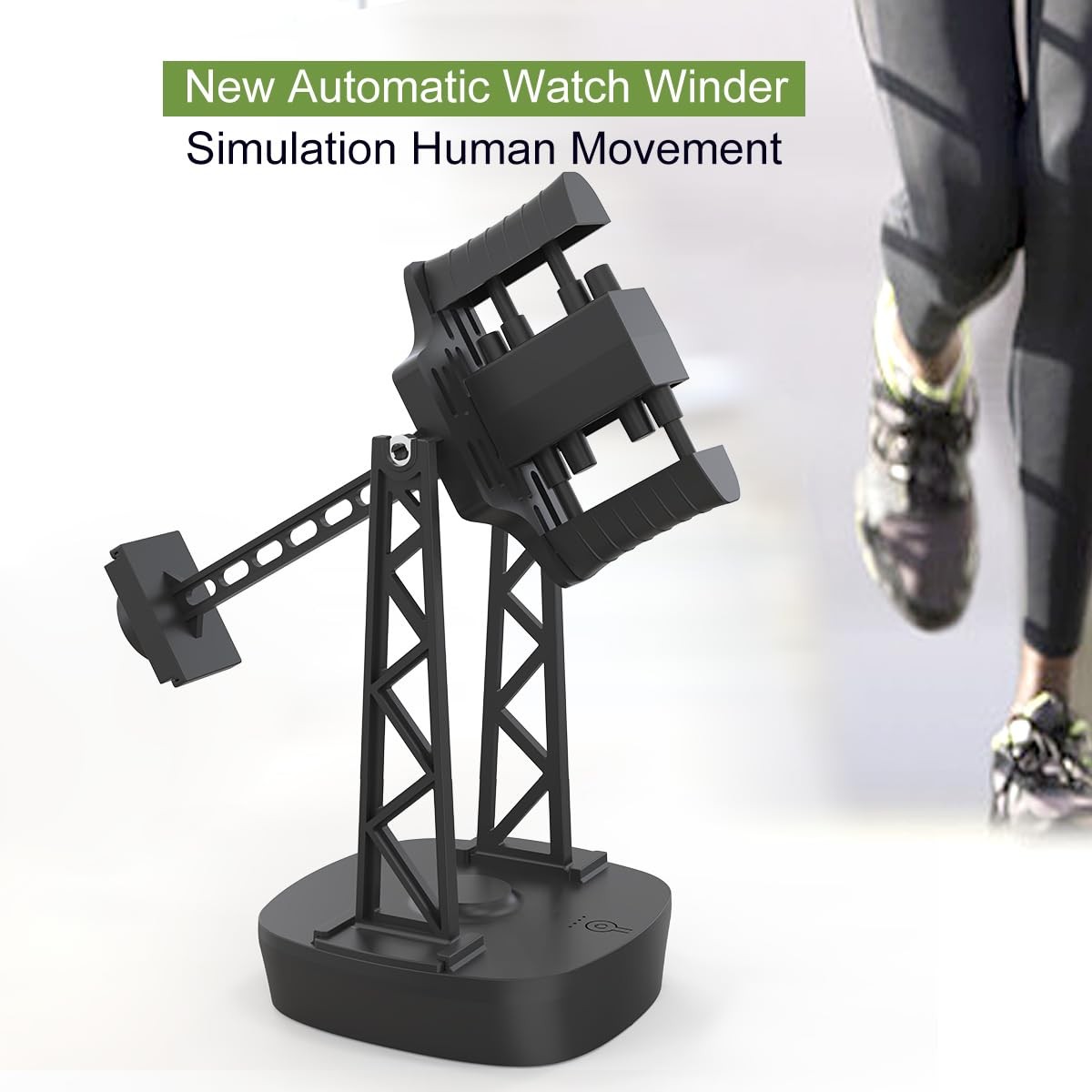 Single Watch Winder for Automatic Watches,Timer Shutdown,Adjustable