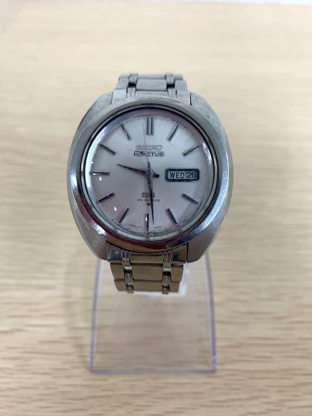 Rare Working SEIKO 5 ACTUS 23 Jewels Automatic Vintage Watch 2 1