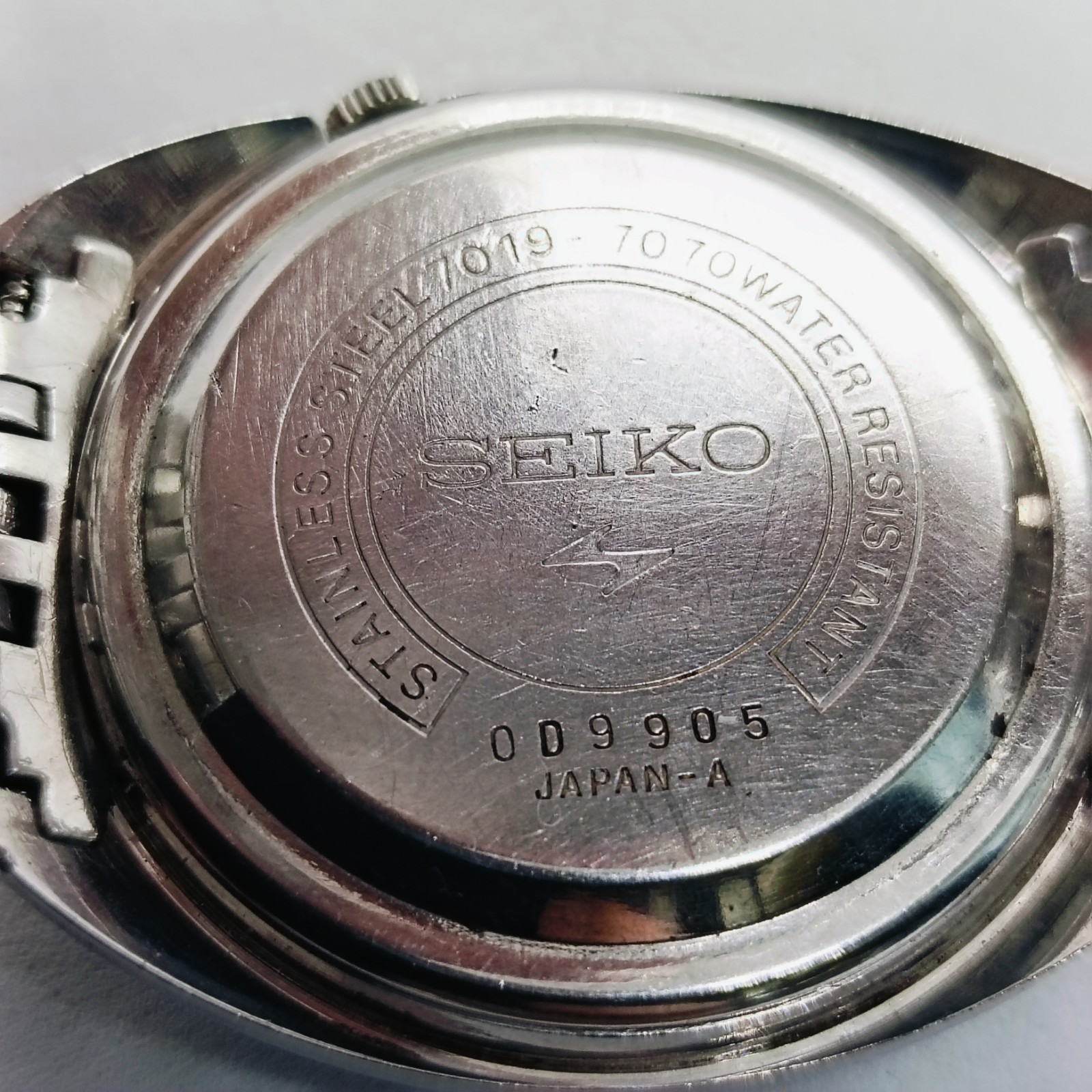 Vintage SEIKO 5 ACTUS 7019-7070 Automatic 21J Blue Dial Day Date Men’s Watch