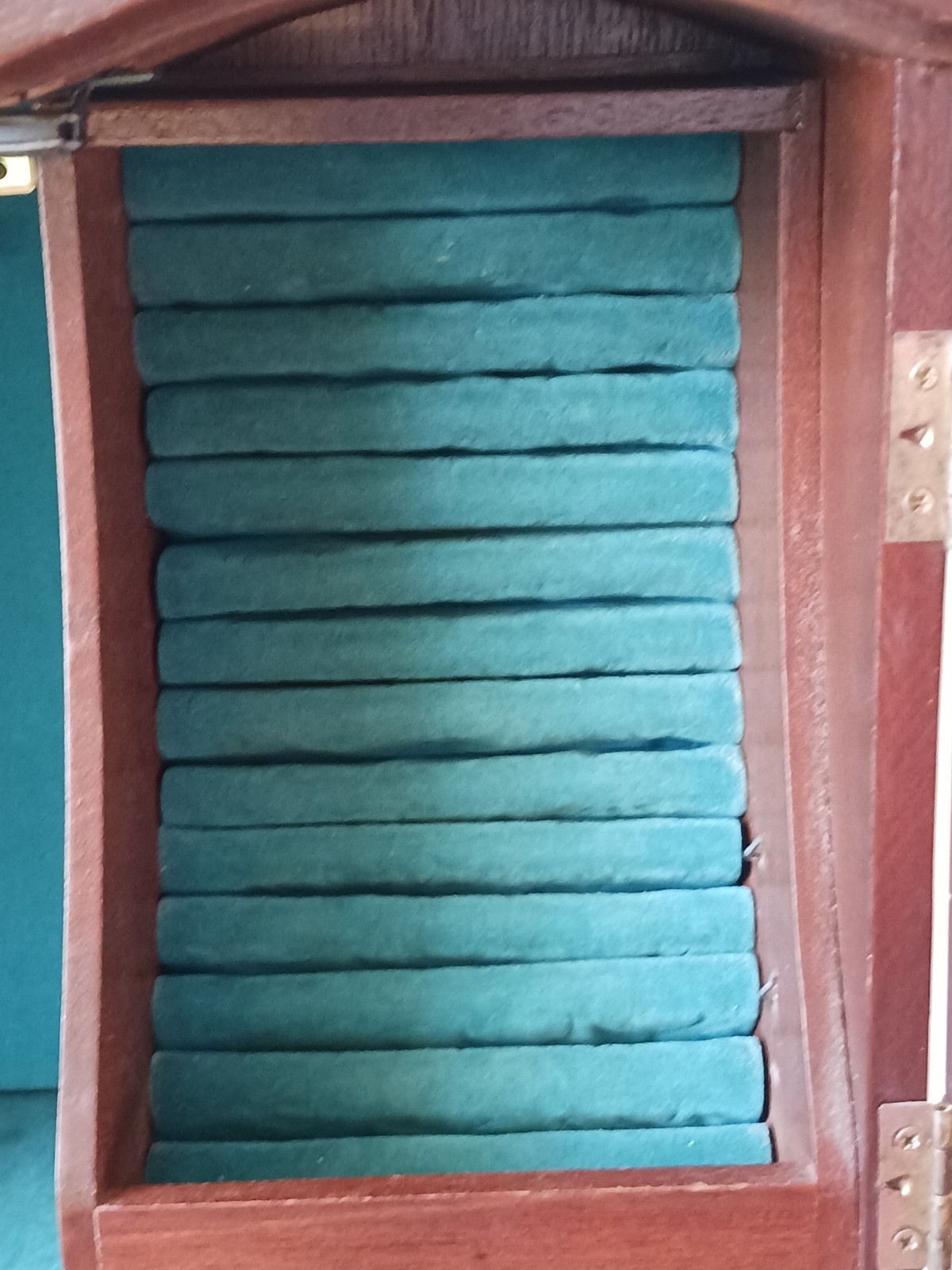 Vintage Table Top Jewelry Armoire 16 X 10″