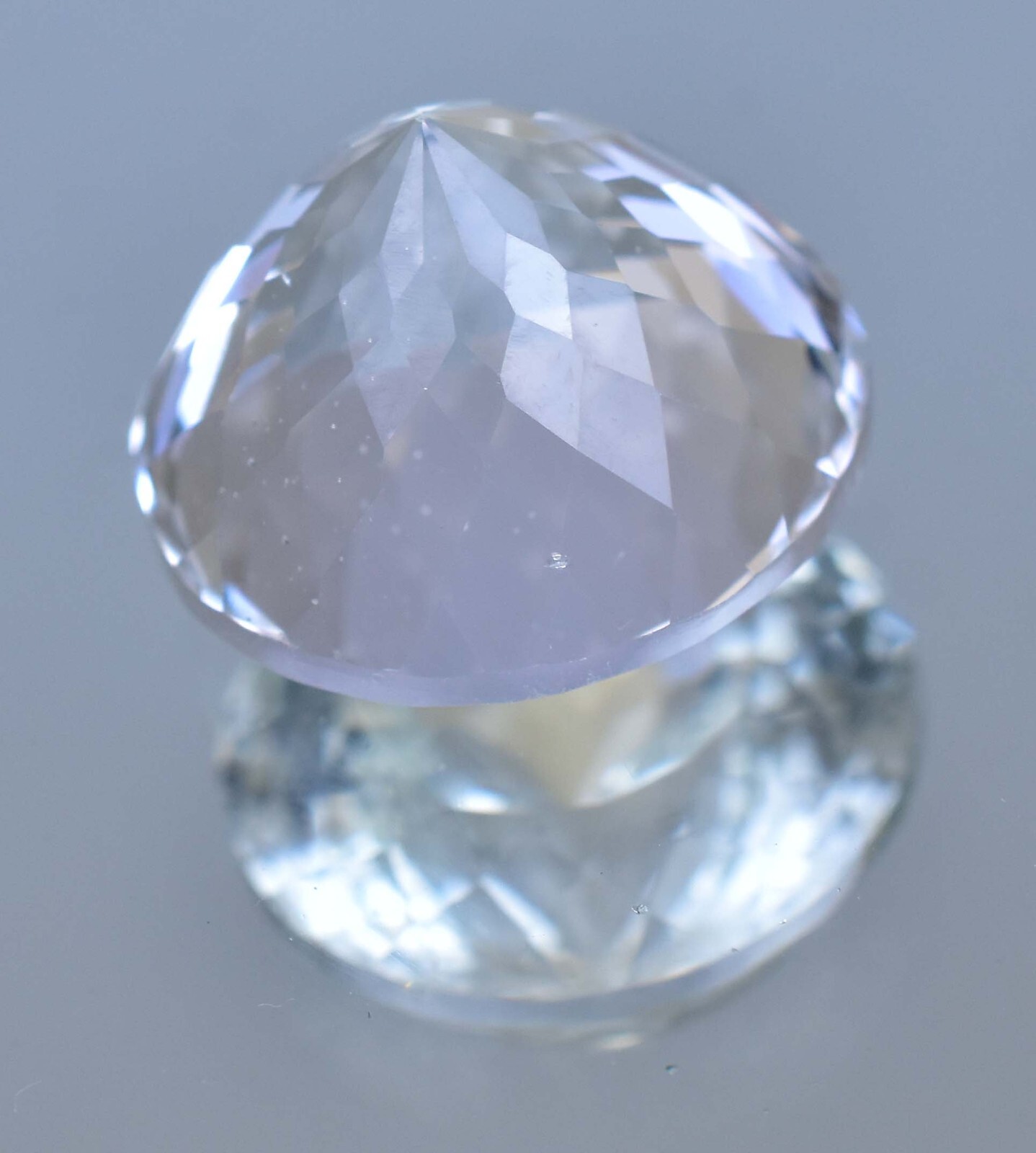 Natural 26.75 Ct White Montana Sapphire Round Cut Certified Rare Loose Gemstone