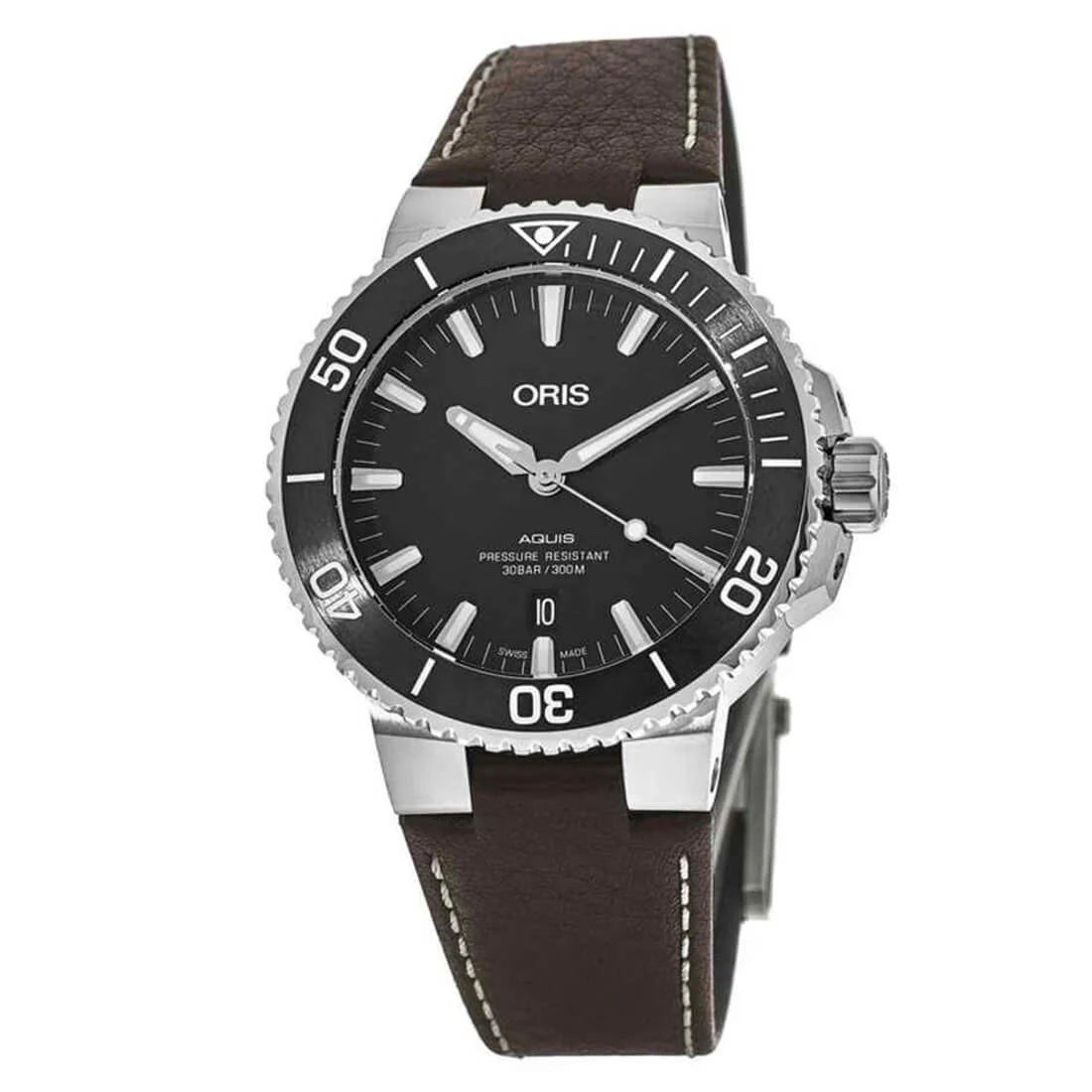 Oris Aquis Date Men’s Black Watch – 01 733 7730 4124 MINT 43.5mm