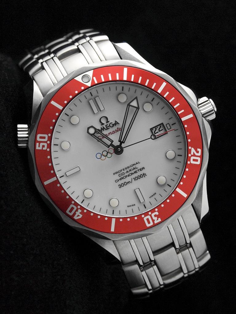 Bezel Insert Red Omega Seamaster Professional 300m Full-size Watch Seiko Divers