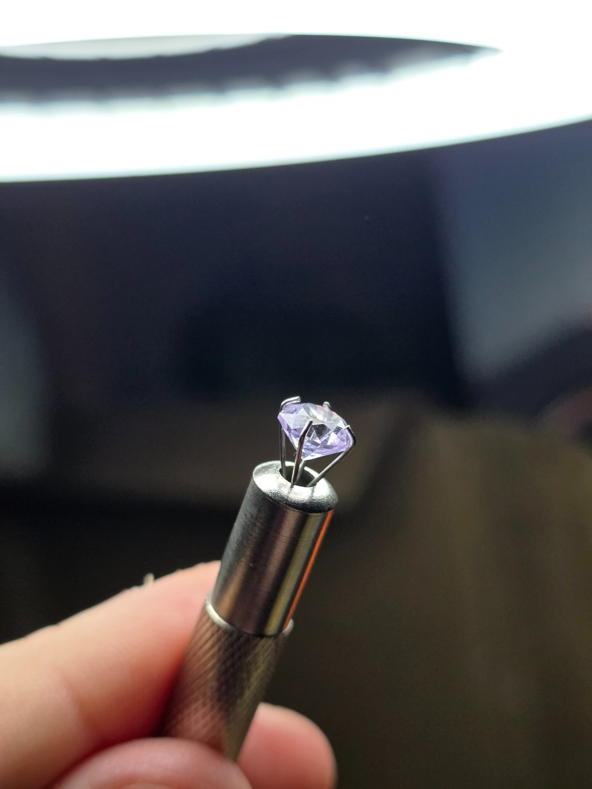 LILAC Lab Garnet YAG – 6.127mmx4.387mm Fantasy Octaganal Round Hand Fabricated