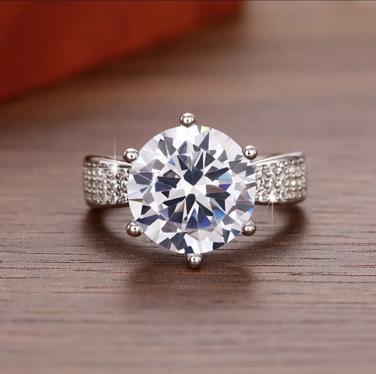 925 Plated Zicron Ring