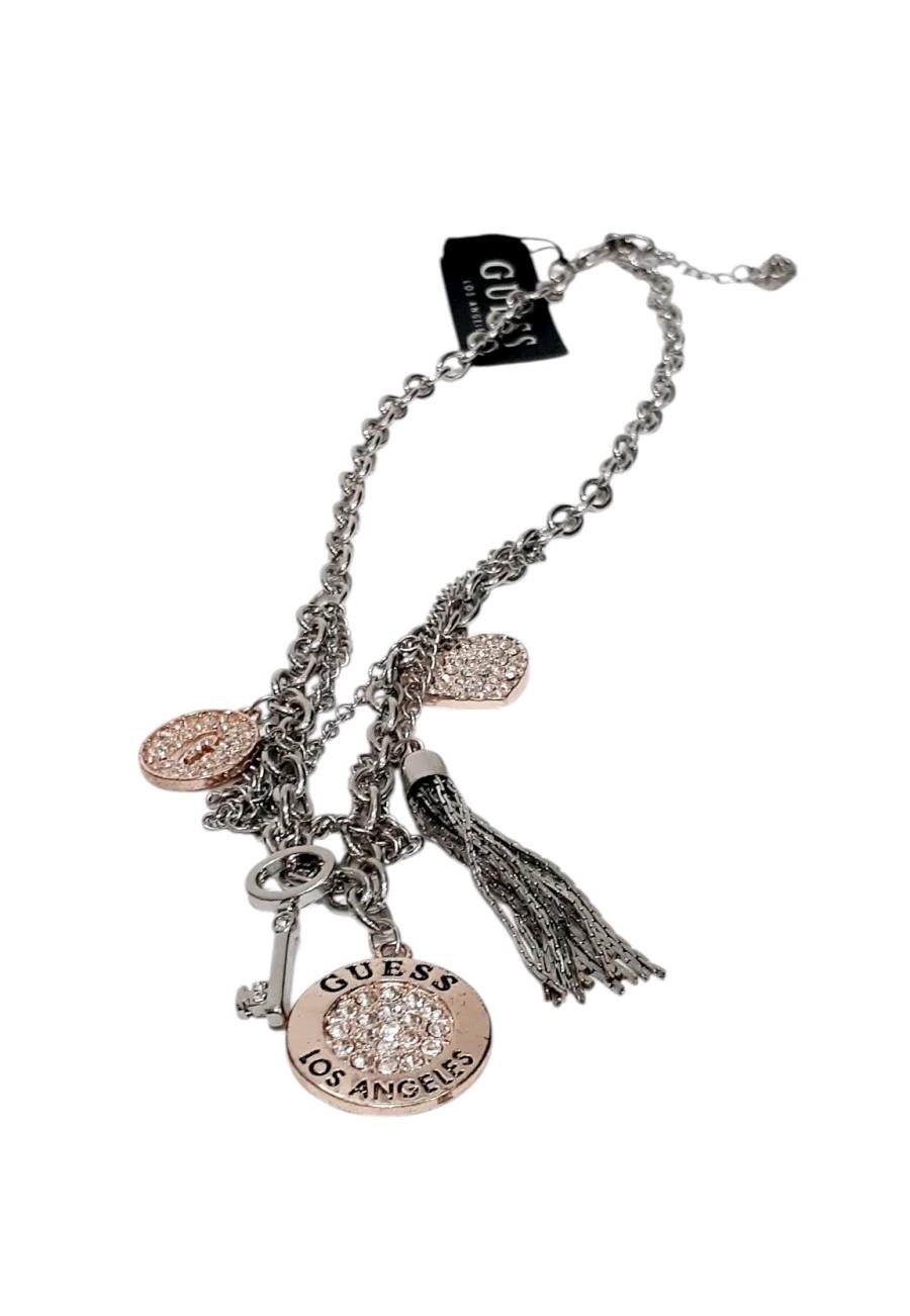 Guess Charm Necklace Rare SEE DESCRIPTION Free Ship!