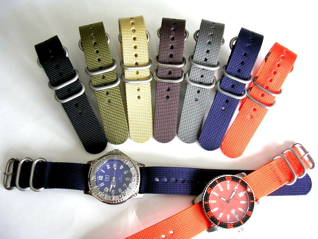 1pc NATO G10 UTC SS Ballistic Nylon military dive watch band strap IW SUISSE USA