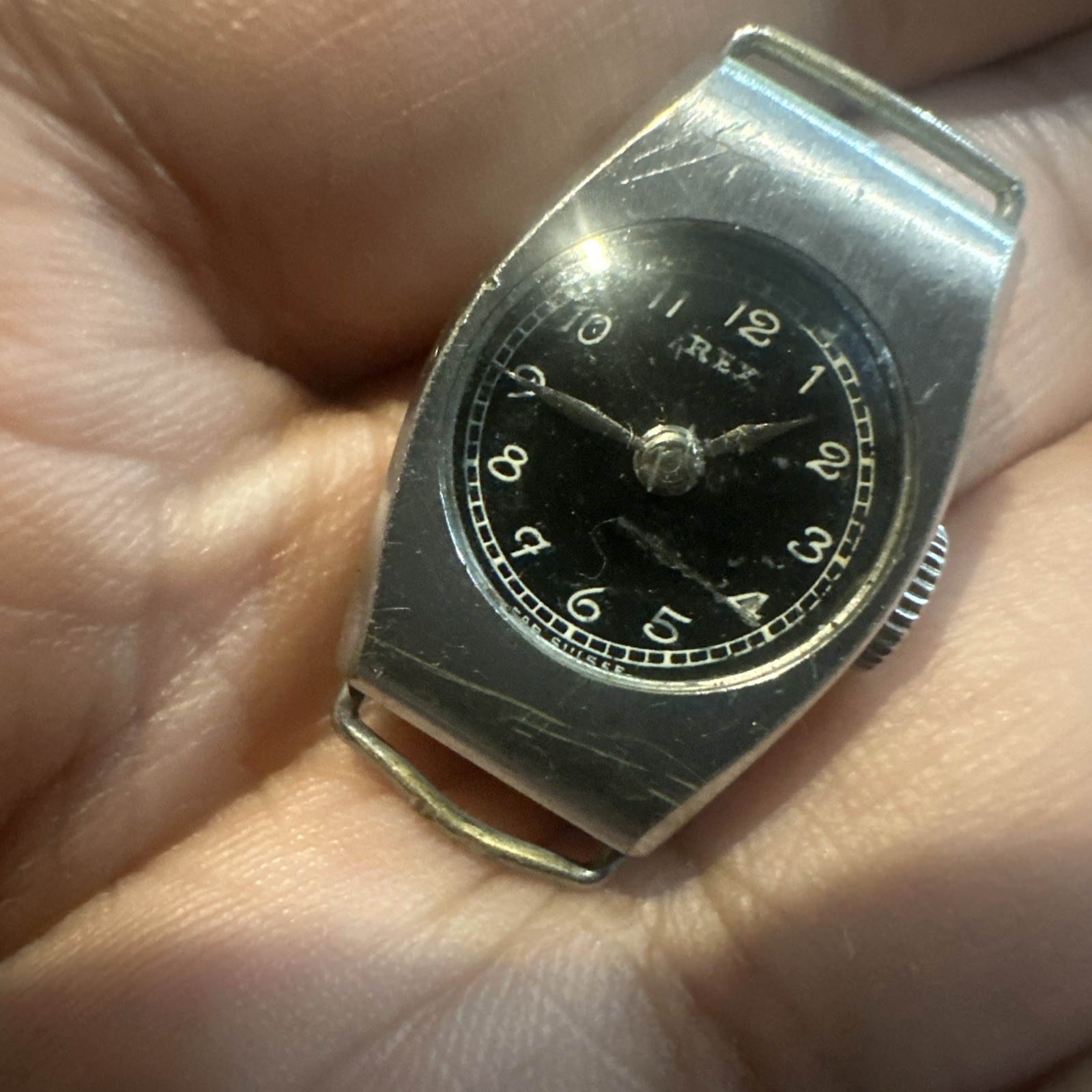 Vintage 1930s Rex Manual Wind Ladies Watch 15.4mm Civitas Movement 15J – Repair