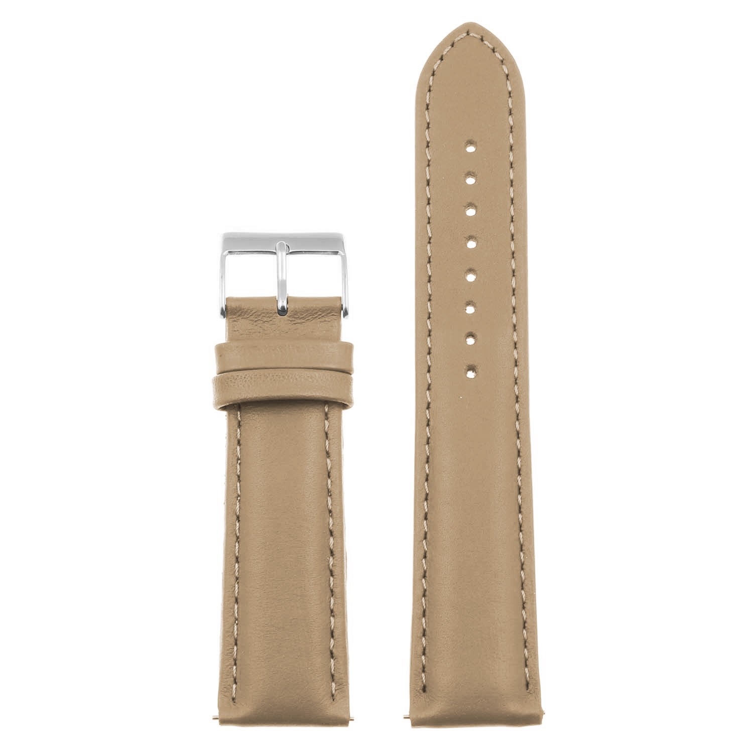 StrapsCo Classic Genuine Leather Men’s Watch Strap Band 19mm 18mm 20mm 22mm 24mm
