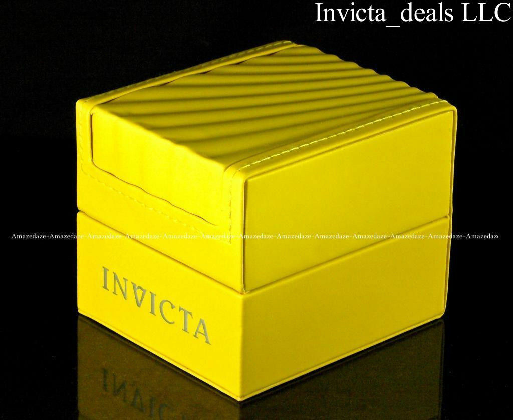 Invicta Men’s 45mm Specialty Chronograph 18K Gold Plated Blue Dial SS Watch