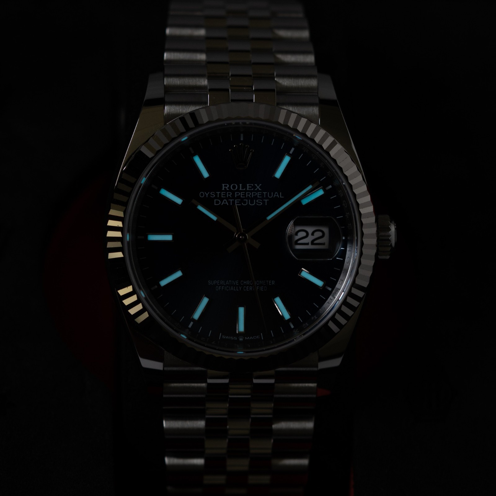 Rolex Datejust 36mm Blue Dial Jubilee Bracelet Ref. 126234 Complete Set w/B&P