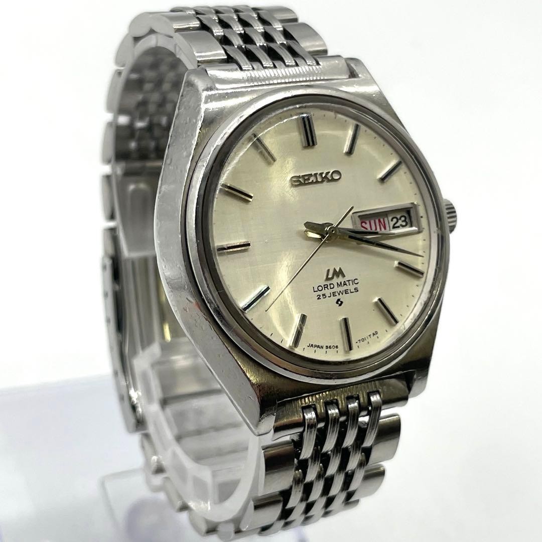 Seiko Lord Matic Automatic Watch LM 5606 7010 Dress Mens Japan Pre-Owned