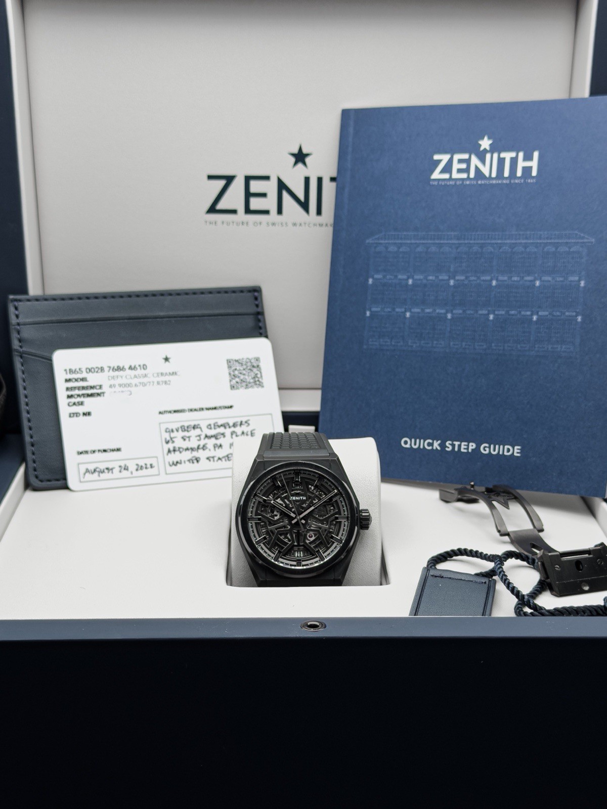Zenith Defy Men’s Black Watch – 49.9000.670/77.R782