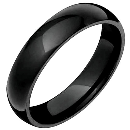 Black Plated TUNGSTEN CARBIDE Fashion Ring Band, sizes 7, 8, 9, 10, 11, 12, 13