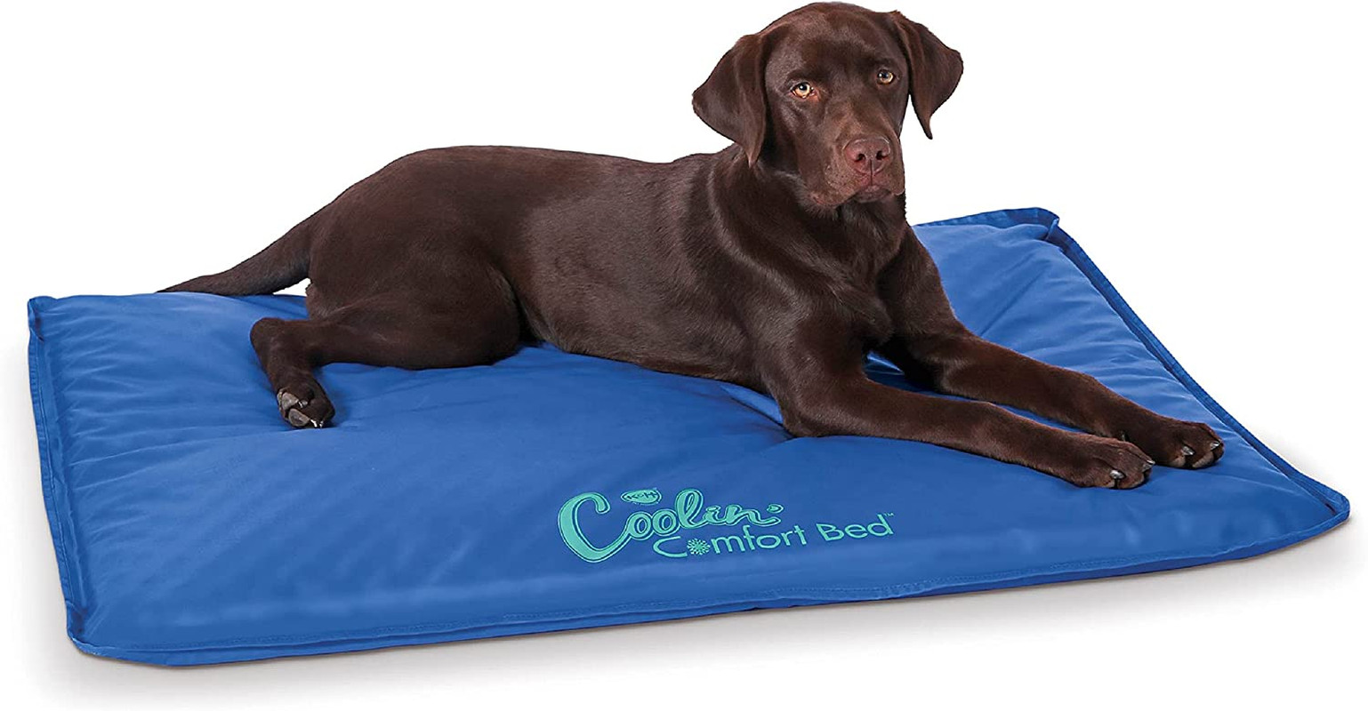 Coolin Comfort Orthopedic Dog Cooling Mat, Indoor Outdoor Cooling Beds for Large