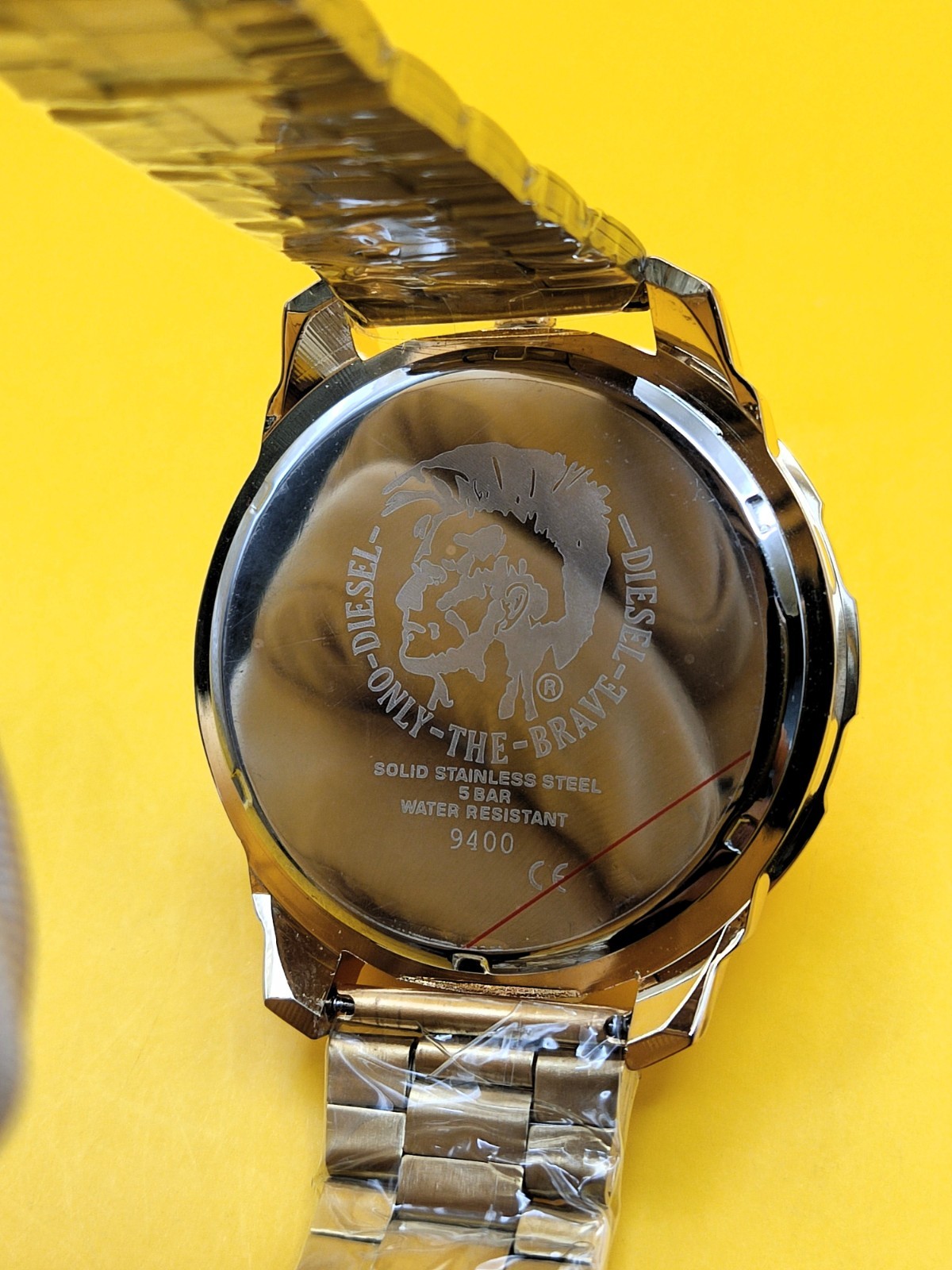 Premium Diesel Only The Brave 5 Bar Dual Time Refurbished Men’s Wrist Watch