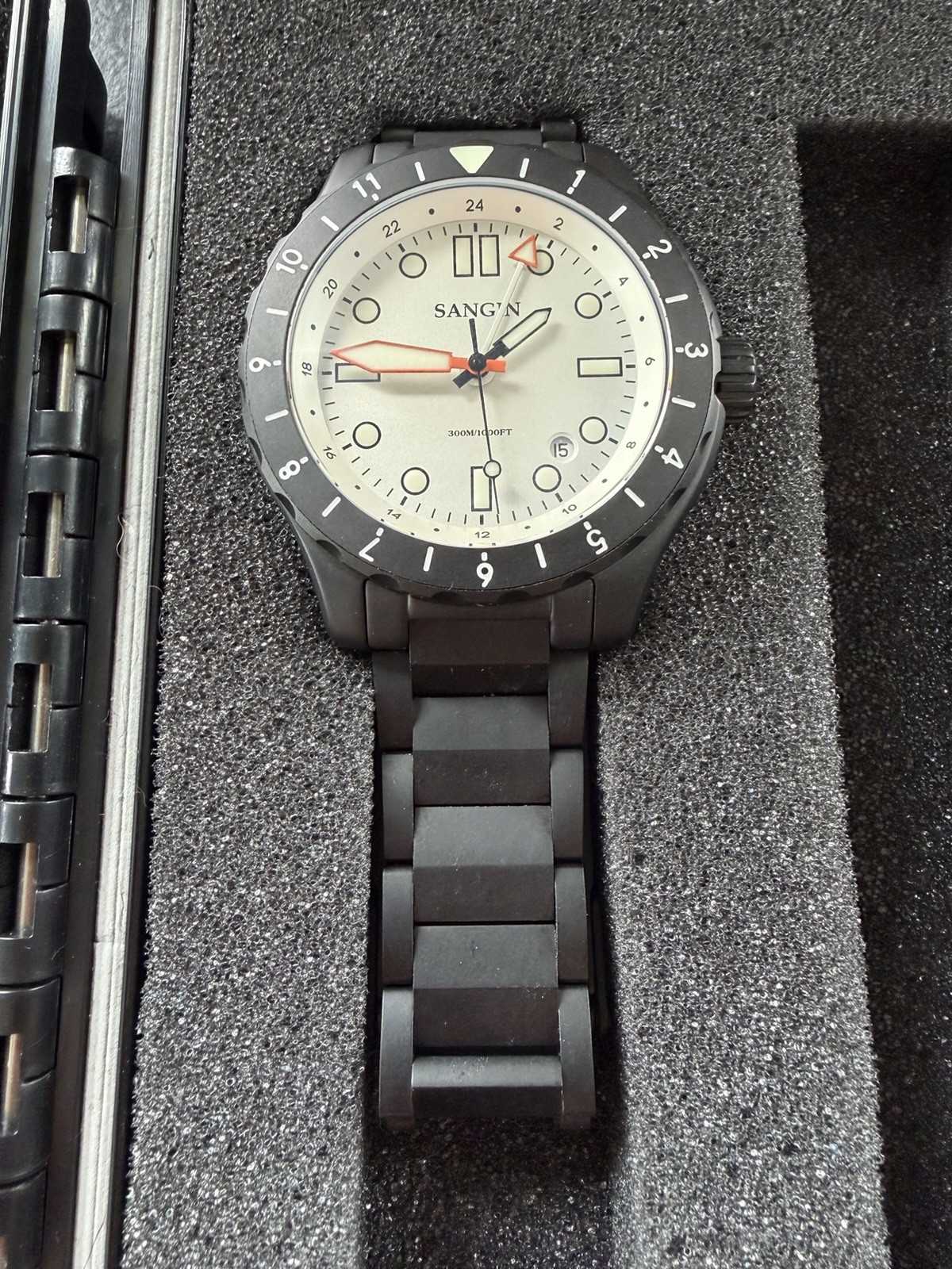 Sangin Instruments Professional Polar DLC Matte GMT