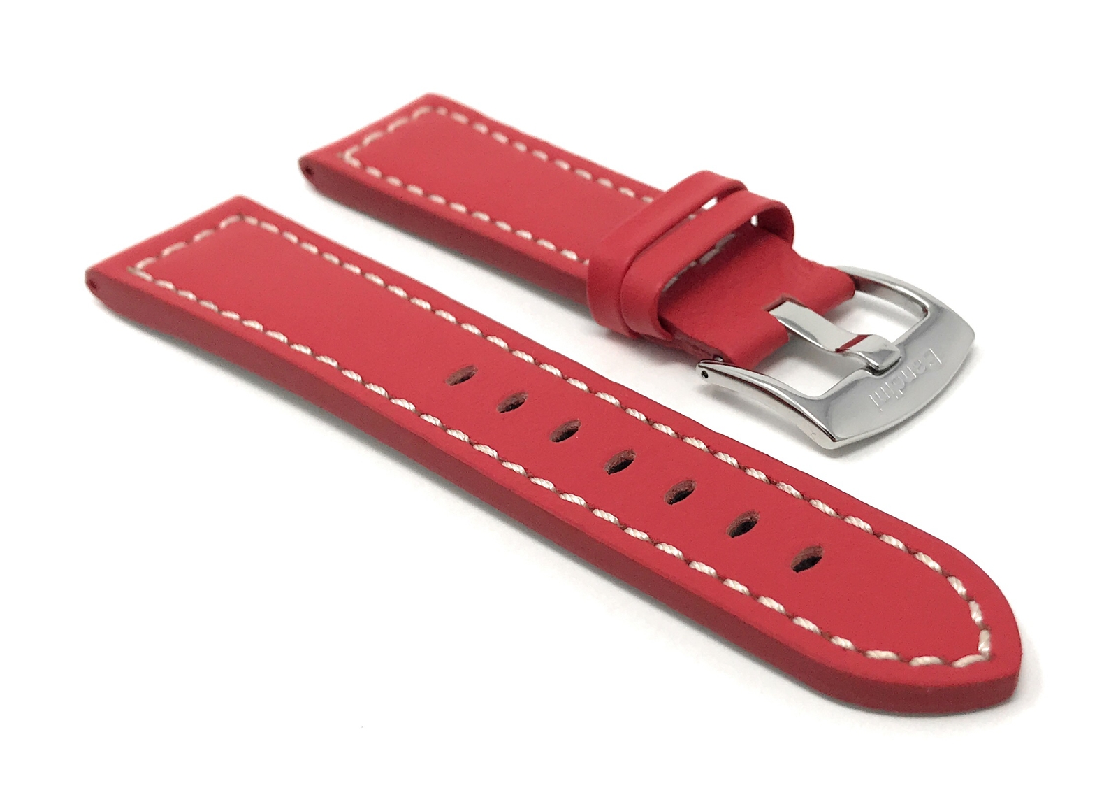 20mm Leather Aviator Watch Strap Band for Laco Aachen