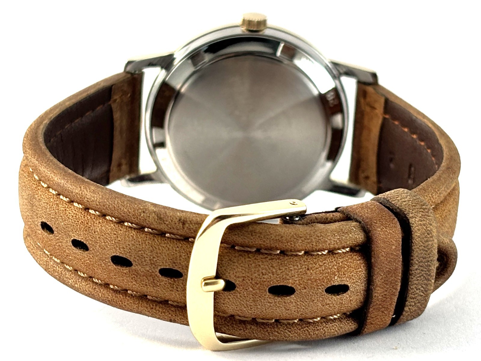 Vintage Movado Kingmatic Sub Sea 14K Gold Capped Automatic Mens Watch 28J 1950s