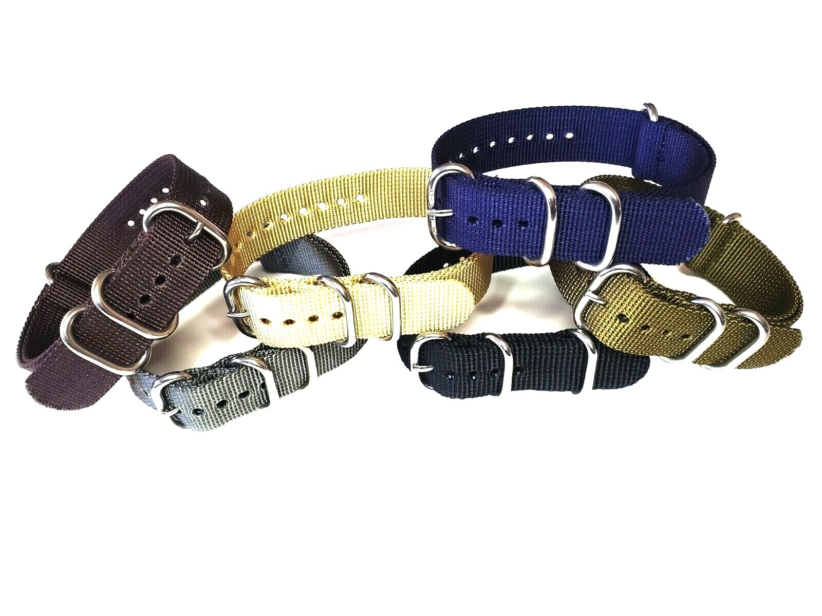 NATO G10 strap D-Ring Heavy Ballistic Nylon Military Dive Sport HP watchband USA