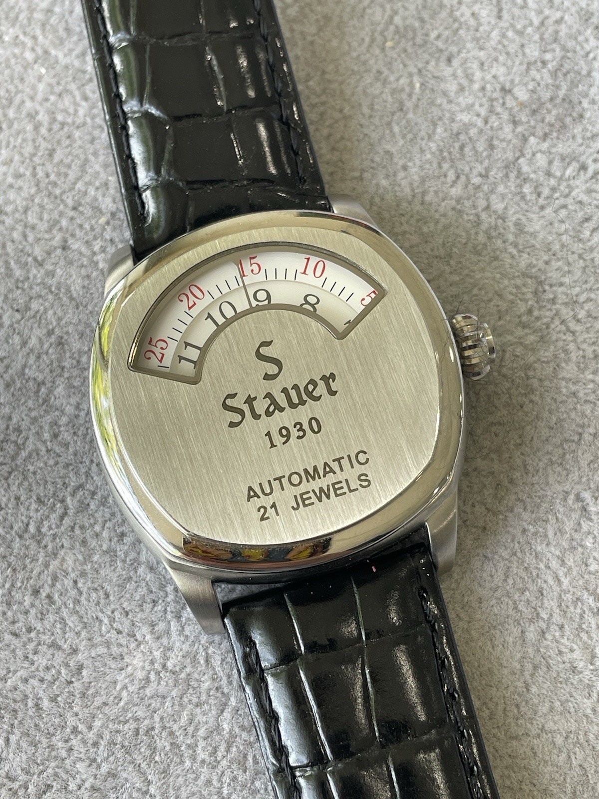 Stauer Dashtronic 1930 Automatic 21J Watch With Box & Papers Great Condition