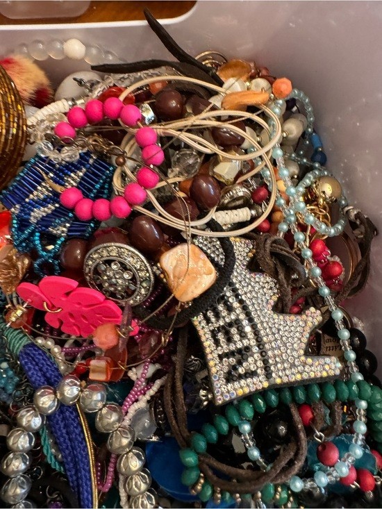1 Lb of Assorted Jewelry Costume Mystery Resalable All Wearable BUY 3 GET 1 FREE