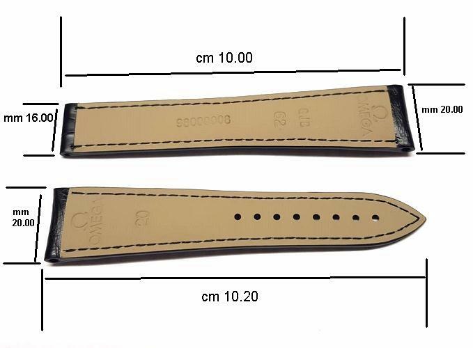 OMEGA Speedmaster Moonwatch Strap 98000008 black 20mm 35705000 1998/840 *GENUINE
