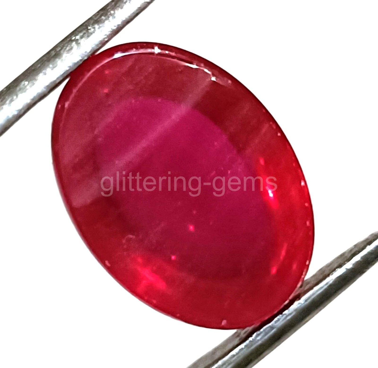 Natural 9.55 Ct Red Star Ruby 6 Rays CERTIFIED Cabochon Cut Loose Gemstone