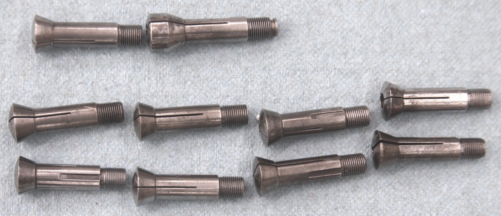 10 watchmakers jewelers lathe 8mm WW collets