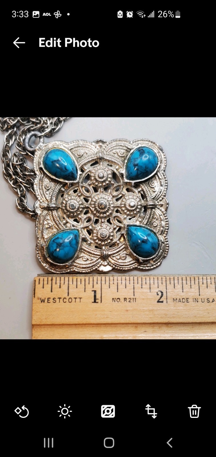 10Pc Southwest Style Faux Turquoise Lot: Premier Designs Necklace, Avon pendant+