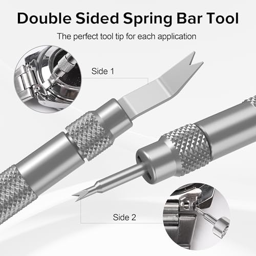 Freejoy Watch Spring Bar Tool, Watch Band Pins Replacement Tool – to Adjust,