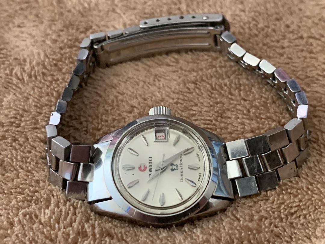 RADO Green Horse Ladies Auto Watch 22.6mm Junk 17cm 6.69in Wrist Needs OH