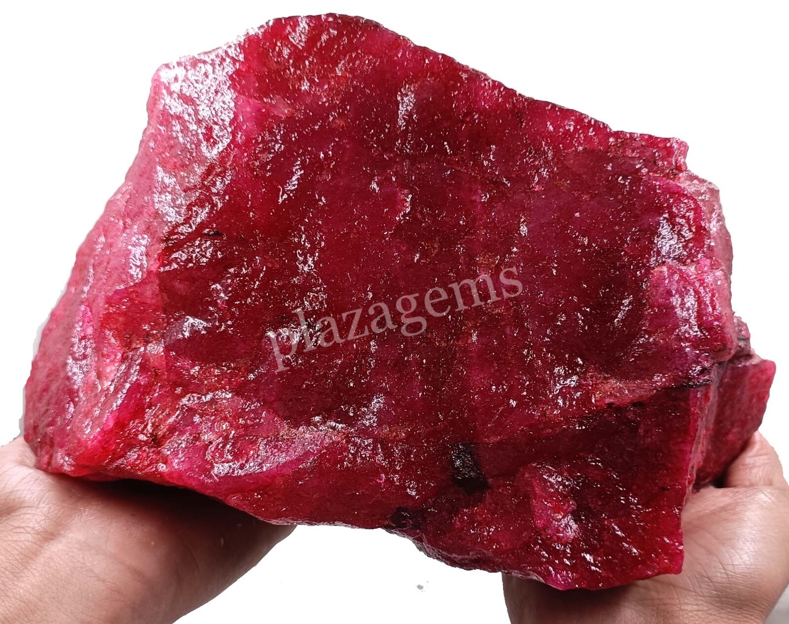 2 KG Natural Red Ruby Rough Color Enhanced Dyed Certified Loose Gems 5FRK