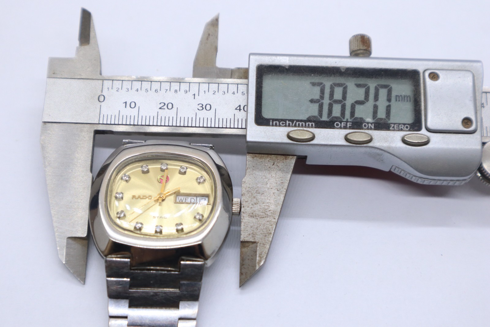 VTG Rado Stag Automatic Day-Date Men’s Watch 17 Jewels ETA 2879 Swiss Fully Work