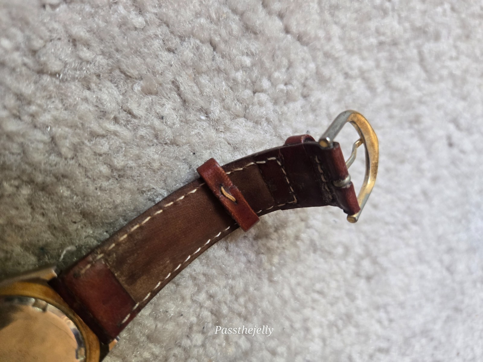 Citizen Seven Watch Mens Gold Tone Champagne Dial Date Quartz Dress Watch vtg